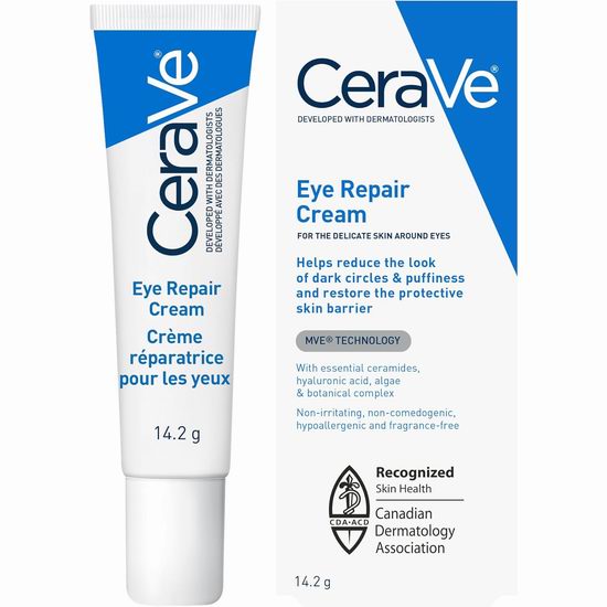  CeraVe 玻尿酸 保湿修复眼霜 16.98加元（原价 25.99加元）