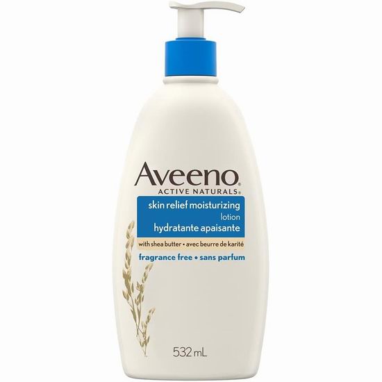  Aveeno 燕麦保湿乳液532毫升6.1折 8.14加元！