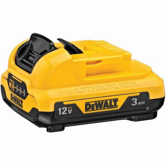  DEWALT 得伟 DCB124 12V MAX 3.0AH 锂电池4.7折 56.02加元包邮！