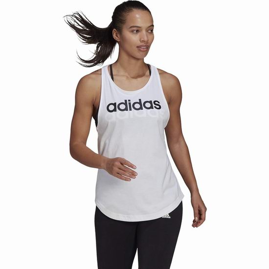  白菜价！adidas Loungewear Essentials 女式纯棉背心（XS/XXS码）2.3折 7加元！