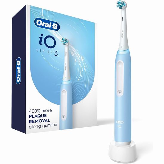  历史新低！Oral-B iO3 微震云感刷/电动牙刷4.5折 55.94加元包邮！