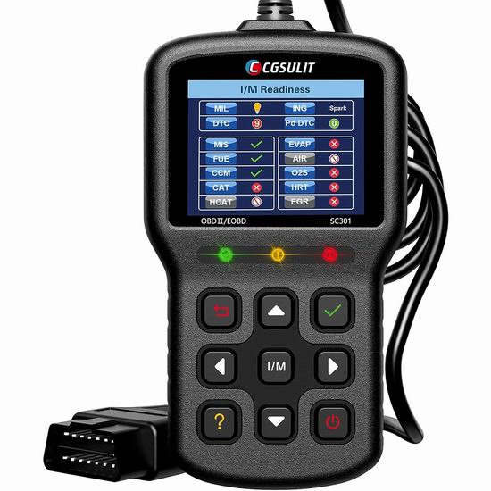  历史新低！CGSULIT SC301 OBD2 汽车故障诊断仪3.7折 29.99加元限量特卖并包邮！