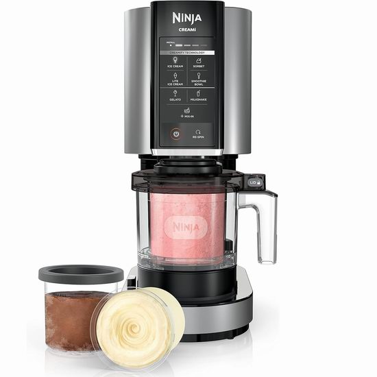 补货！Ninja NC301C CREAMi 七合一 专业冰淇淋机5.9折 159.98加元包邮！几乎所有食材都能变成冰淇淋！