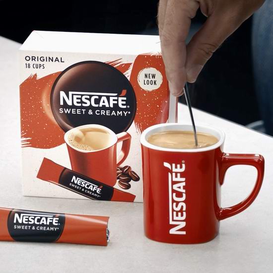  历史新低！Nescafé 雀巢香甜奶油 免煮速溶咖啡（108小袋装）5.3折 23.82加元！单杯仅0.22加元！