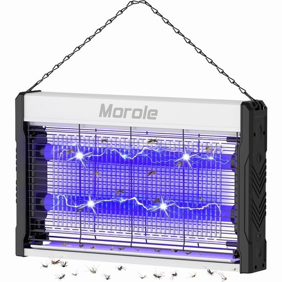  白菜价！Morole 3200V 电子灭蚊蝇/杀蟑螂/杀虫器3.8折 19.13加元包邮！