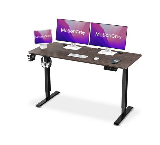  MotionGrey  55x24英寸 可调节高度电动办公桌 164.99加元（原价 714.99加元）