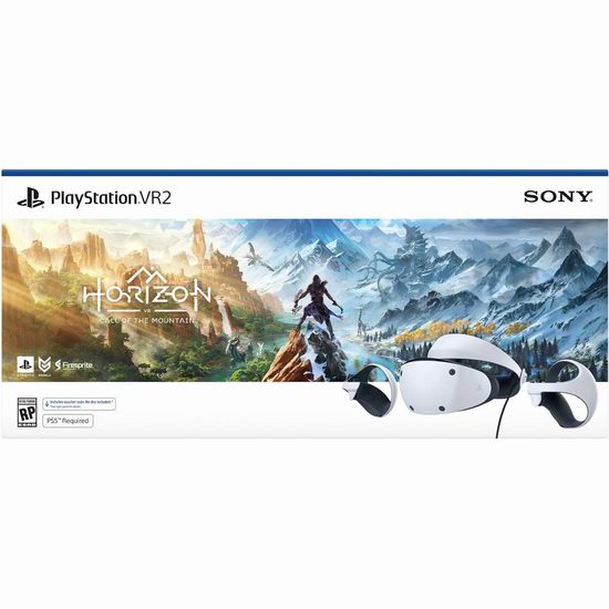  历史新低！PlayStation VR2 虚拟现实头显+《地平线山之呼唤》游戏套装8.5折 699.99加元包邮！
