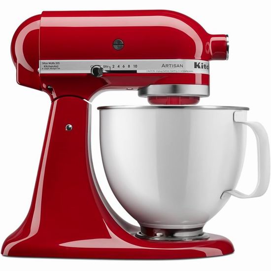  KitchenAid Artisan系列 5夸脱多功能厨师机6.9折 311.1加元包邮！