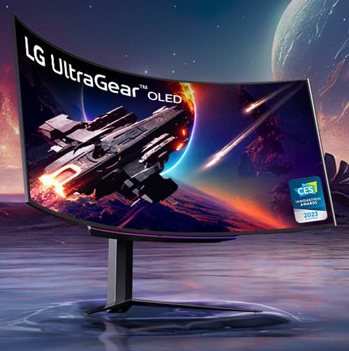  史低价！LG Ultragear 45GR95QE-B 45英寸 QHD（3440x1440）OLED 曲面（800R）游戏显示器 1499.99加元（原价 2199.99加元）