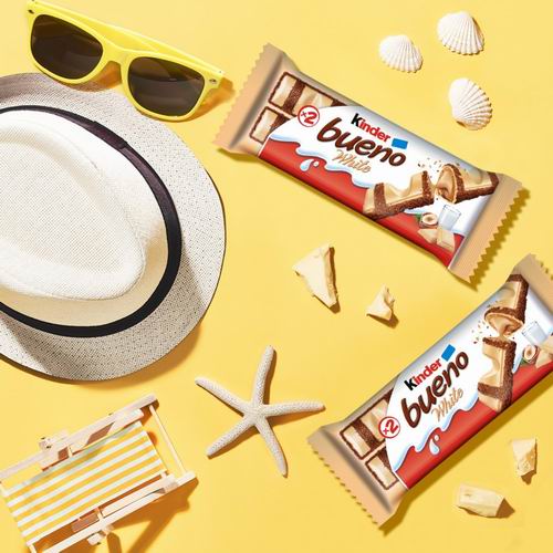  KINDER BUENO 牛奶榛仁白巧克力棒20包 24.99加元（原价 31.8加元）