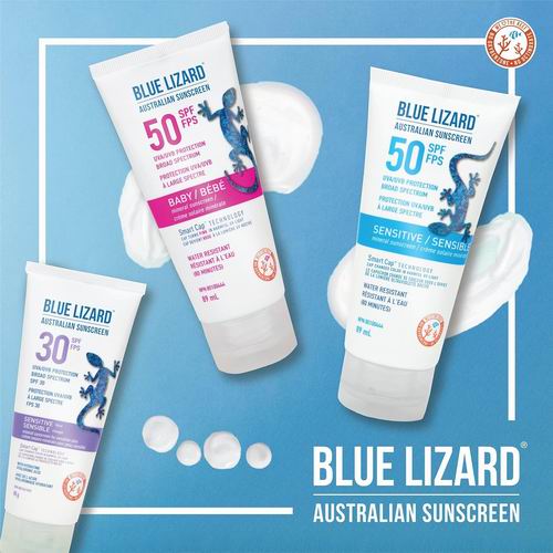  BLUE LIZARD 婴儿防水广谱矿物防晒乳SPF 50+  89毫升 10.49加元（原价 14.99加元）！多款可选