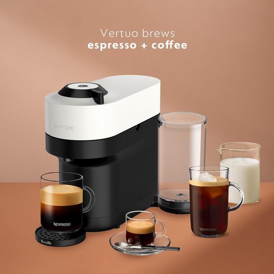  De'Longhi 德龙 Nespresso Vertuo Pop+ 胶囊咖啡机5.2折 88.98加元包邮！奶泡机套装130.99加元！多色可选！