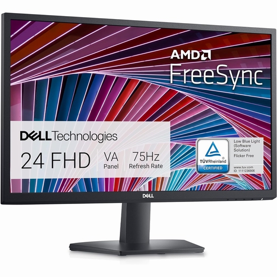  爆款单品！历史新低！Dell SE2422HX 1080P 75Hz 戴尔24英寸防眩光显示器5.3折 89.99加元包邮！会员专享！