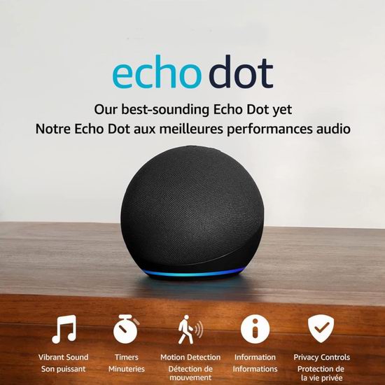  Echo Dot 亚马逊第5代智能家居语音机器人/智能音箱5折 34.99加元包邮！3色可选！