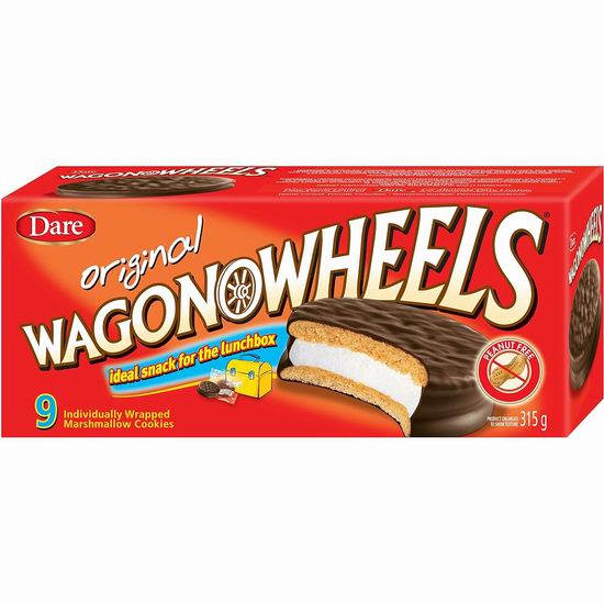  Wagon Wheels 棉花糖饼干（315克） 2.29加元