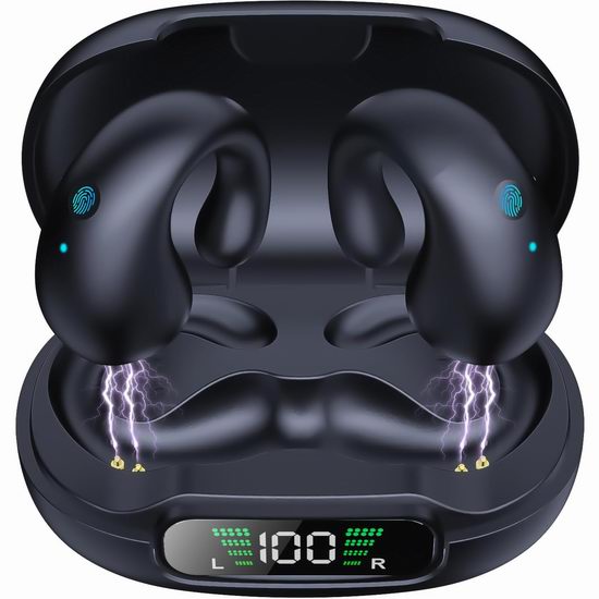  历史新低！EBETSU 蓝牙5.3 真无线 耳夹式耳机4折 14.57加元！