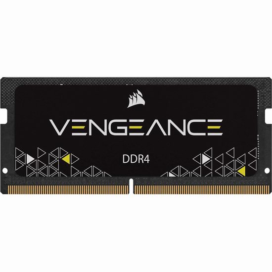  历史新低！Corsair 海盗船 VENGEANCE SODIMM 32GB DDR4 3200MHz CL22 笔记本内存条6.8折 64.79加元包邮！