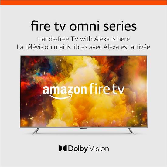  历史新低！Amazon Fire TV Omni 系列 4K UHD 65/75英寸4K超高清智能电视6折 599.99-799.99加元包邮！