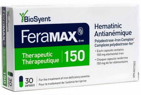  FeraMAX Pd Therapeutic 150 高剂量铁补充剂 28.14加元（原价 32.9加元）