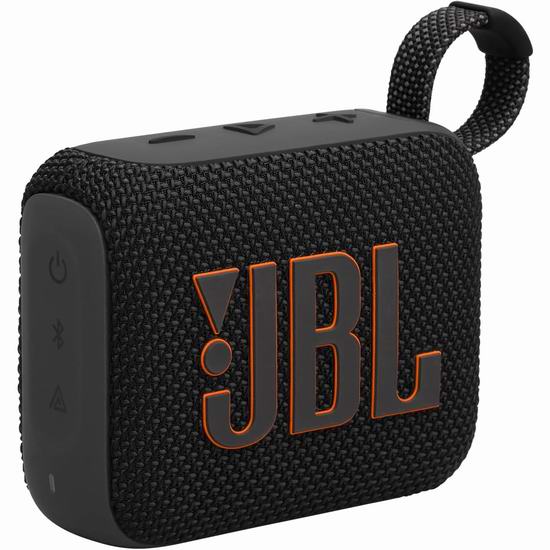  历史新低！JBL Go 4 超便携防水防尘蓝牙扬声器5.6折 38.99加元包邮！黑五价再降6加元！