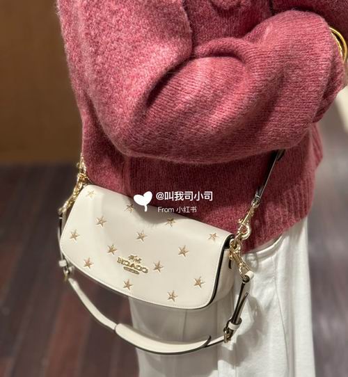 Coach 奥莱 Andrea 小号星星印花腋下包 199.99加元（原价 460加元）！2色可选