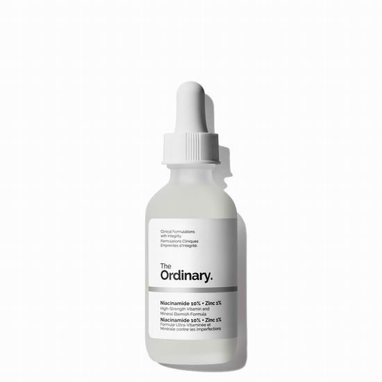  最后两天！黑五闪购！The Ordinary 烟酰胺10% + 锌1% 美白淡斑控油精华（60ml）4.2折 5.08加元！