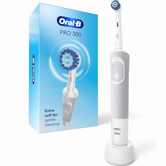 手慢无！历史新低！Oral-B Pro 300 敏感清洁电动牙刷4.8折 15.95加元！