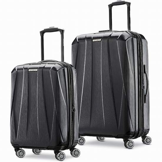 Samsonite 新秀丽 Centric 2 20+24英寸 全PC超轻拉杆行李箱2件套4.8折  211.19加元包邮！2色可选！