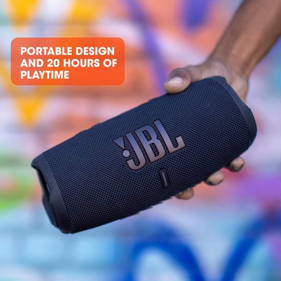历史新低！JBL Charge 5 无线防水蓝牙音箱5.4折 128.98加元包邮！2色可选！