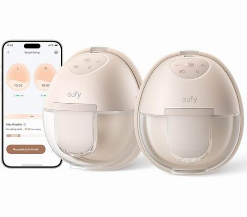  史低价！eufy S1 智能可穿戴免提电动吸乳器 188.99加元（原价 269.99加元）