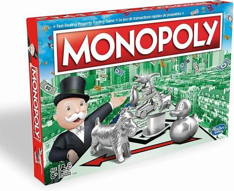  Monopoly 大富翁棋盘游戏 19.98加元（原价 27.99加元）