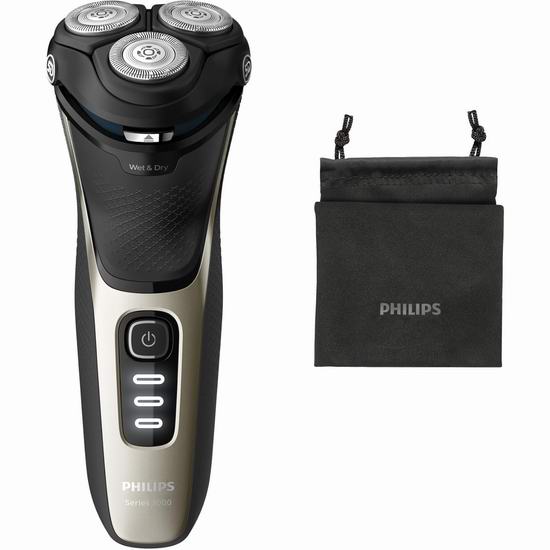  历史新低！Philips 飞利浦 S3230/52 干湿两用 电动剃须刀4.8折 47.7加元包邮！