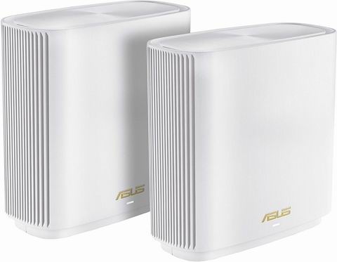  史低价！ASUS ZenWiFi 全屋三频 Mesh WiFi 6E 系统 (ET9 2PK) 智能无线路由器2件套  299.99加元（原价 479.89加元）