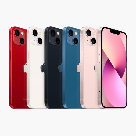 Apple iPhone 13 6.1英寸苹果解锁版智能手机（512GB）714加元包邮！6色可选！