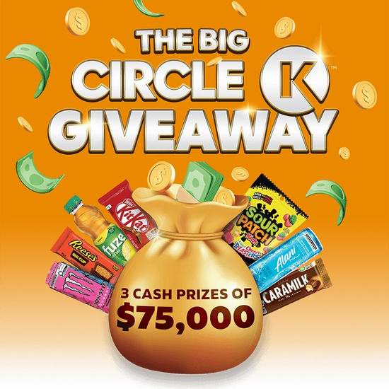 薅羊毛！Circle K百万奖品大放送！最高$75,000现金大奖等你来赢！