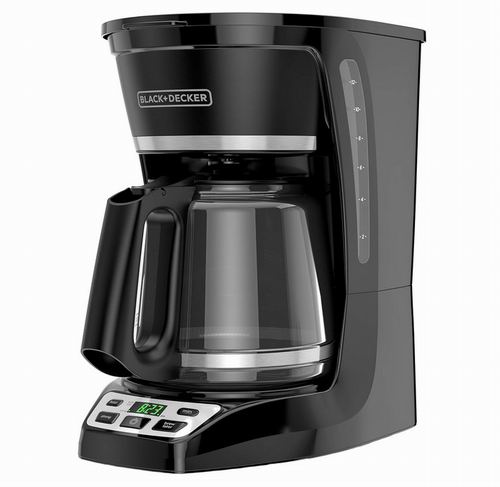  史低价！BLACK+DECKER 12杯可编程咖啡机 29.99加元（原价 42.99加元）