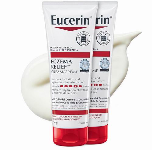 Eucerin 湿疹舒缓身体霜226克x2支  20.03加元（原价  27.99加元）