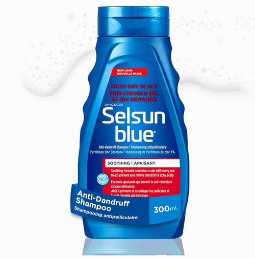  Selsun Blue 干性头皮 去屑止痒洗发水300毫升 9.49加元（原价 12.28加元）