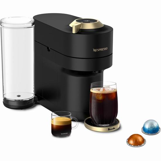 历史最低价！Breville Nespresso Vertuo Pop+ Deluxe 胶囊咖啡机5.2折 99加元包邮！