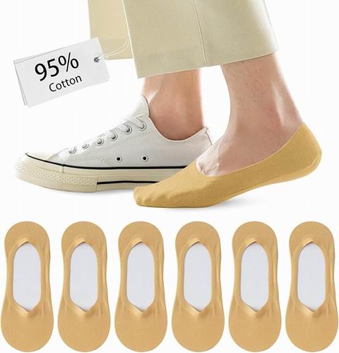  Caudblor 男士棉质防滑隐形袜6双装  9.99加元（原价 16.99加元）！每双1.66加元